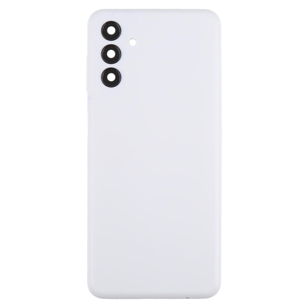 For Samsung Galaxy A04s SM-A047F Battery Back Cover with Camera Lens Frame(White)