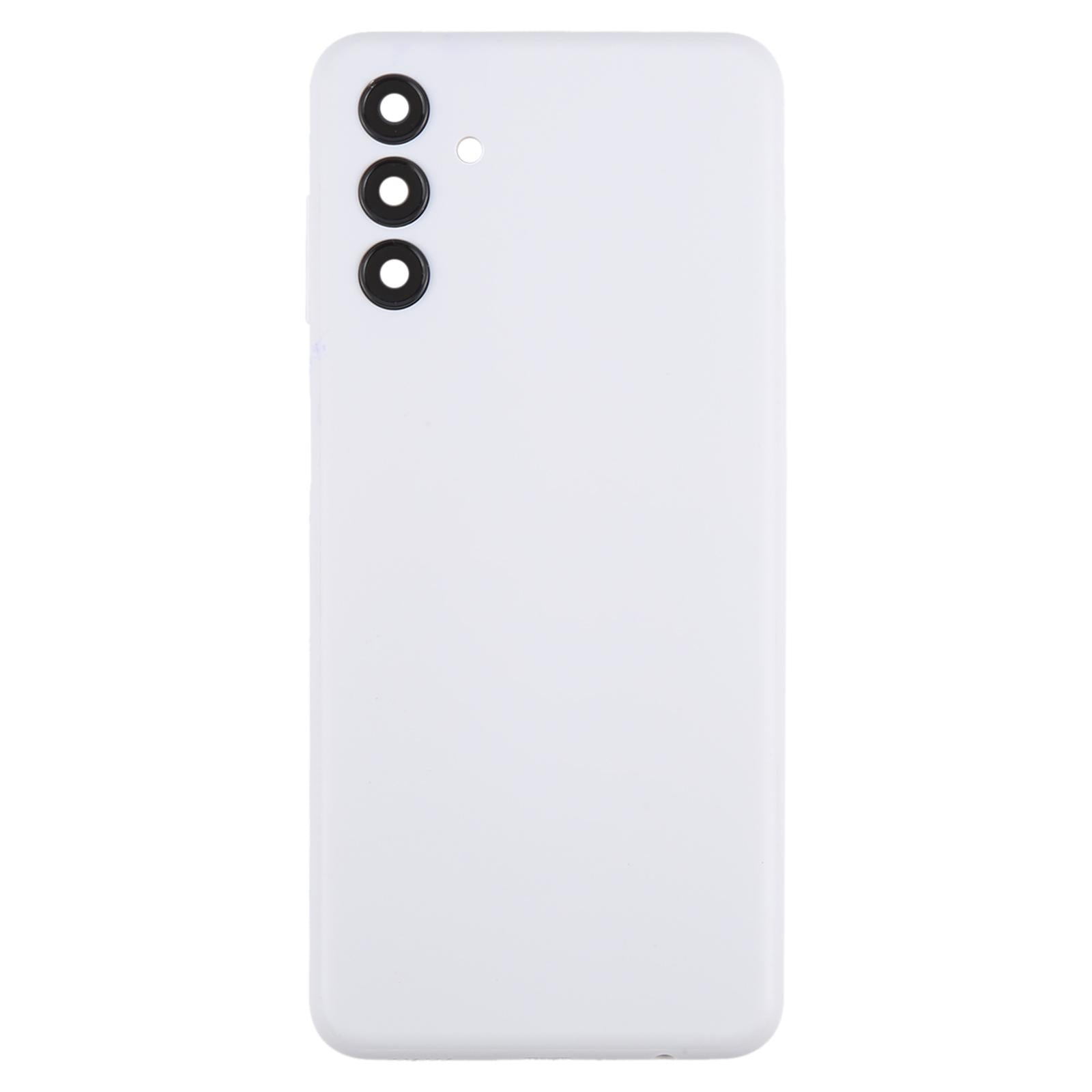 For Samsung Galaxy A04s SM-A047F Battery Back Cover with Camera Lens Frame(White)
