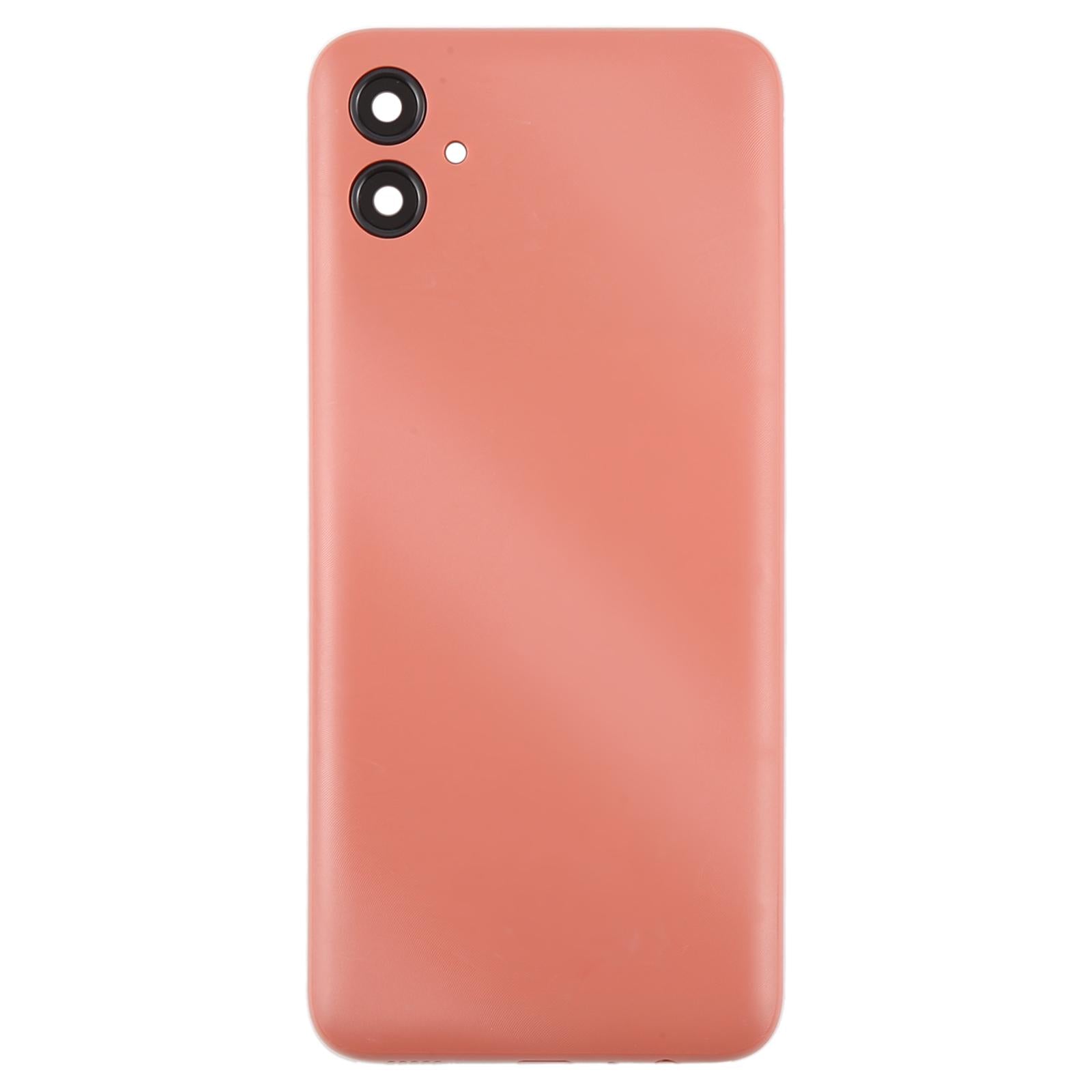 For Samsung Galaxy A04e SM-A042F Battery Back Cover with Camera Lens Frame(Pink)