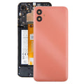 For Samsung Galaxy A04e SM-A042F Battery Back Cover with Camera Lens Frame(Pink)