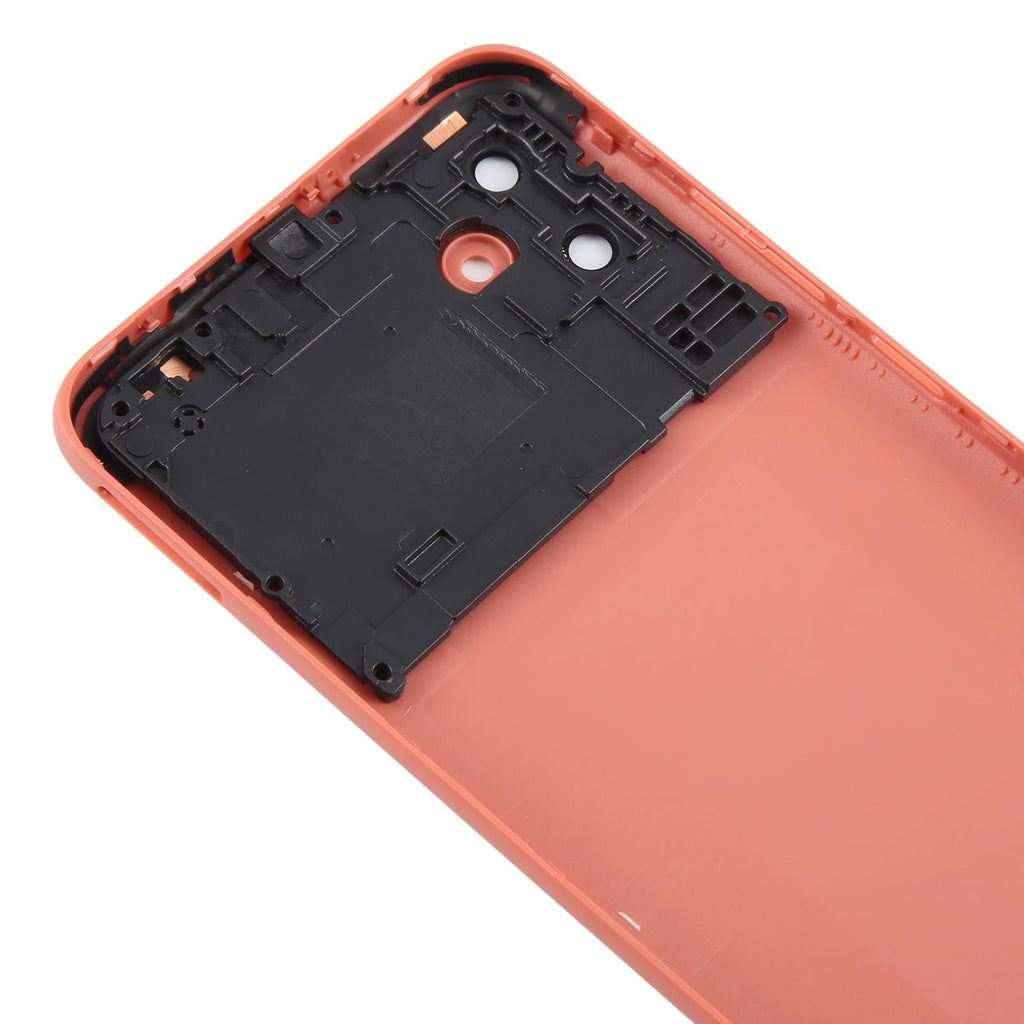 For Samsung Galaxy A04e SM-A042F Battery Back Cover with Camera Lens Frame(Pink)
