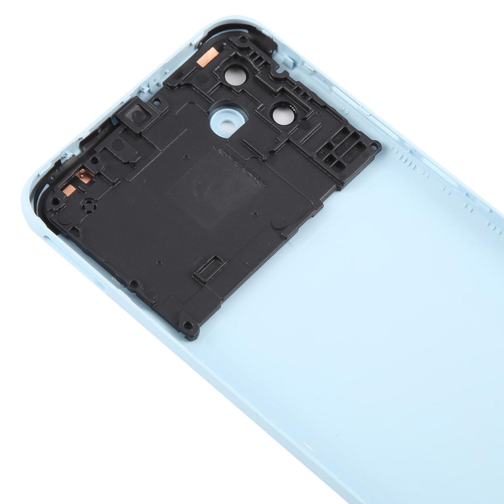For Samsung Galaxy A04e SM-A042F Battery Back Cover with Camera Lens Frame(Blue)