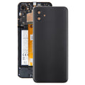 For Samsung Galaxy A04 SM-A045F Battery Back Cover with Camera Lens Frame(Black)