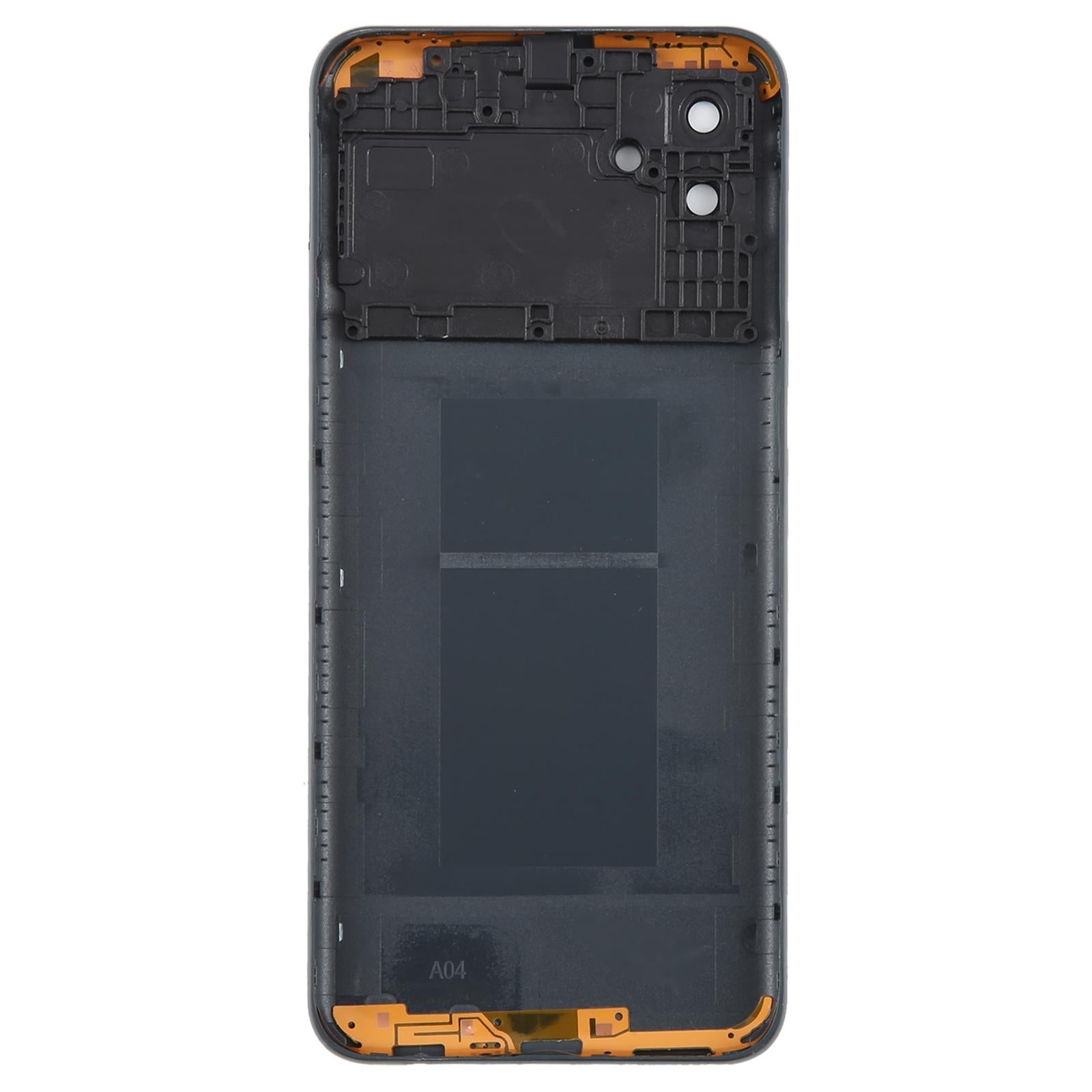 For Samsung Galaxy A04 SM-A045F Battery Back Cover with Camera Lens Frame(Gray)