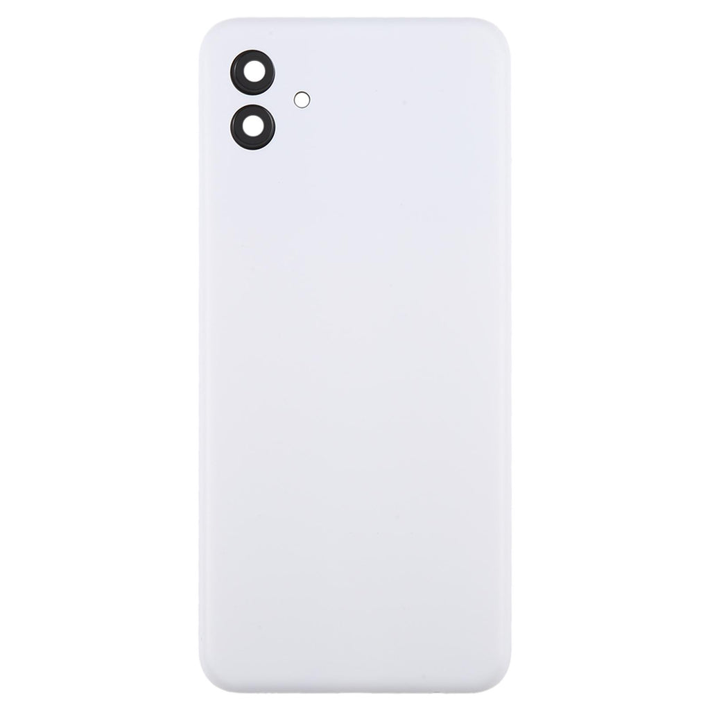 For Samsung Galaxy A04 SM-A045F Battery Back Cover with Camera Lens Frame(White)