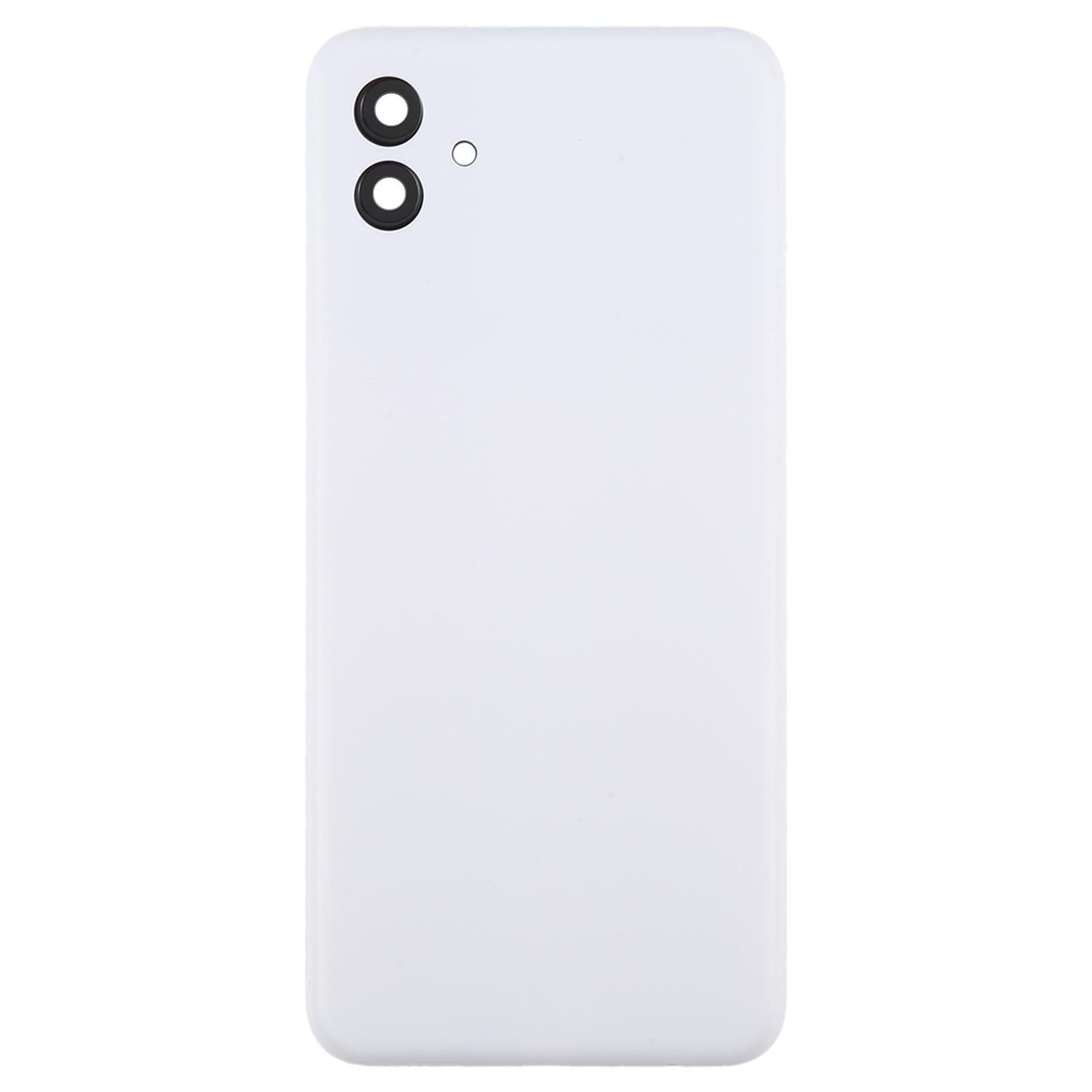 For Samsung Galaxy A04 SM-A045F Battery Back Cover with Camera Lens Frame(White)