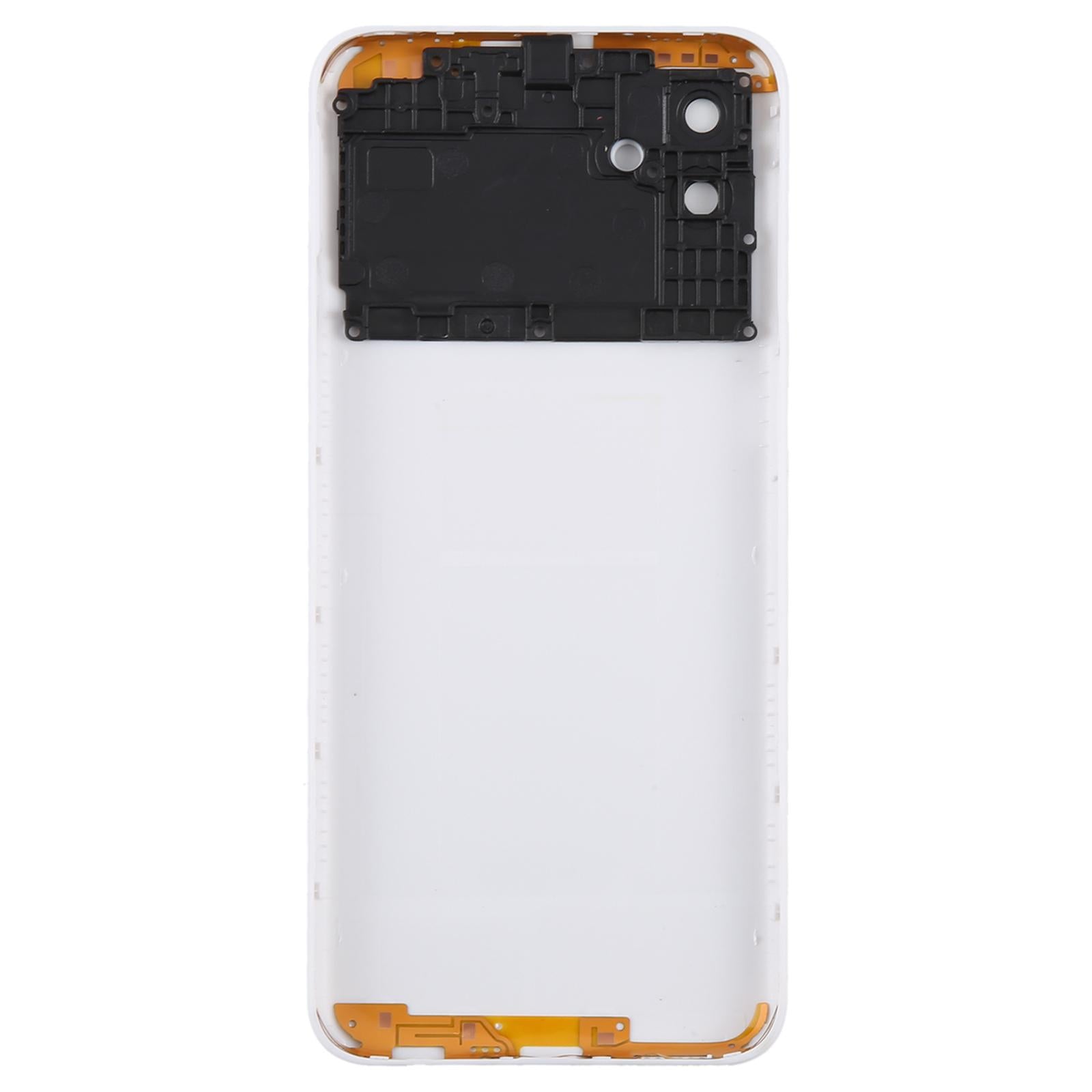 For Samsung Galaxy A04 SM-A045F Battery Back Cover with Camera Lens Frame(White)
