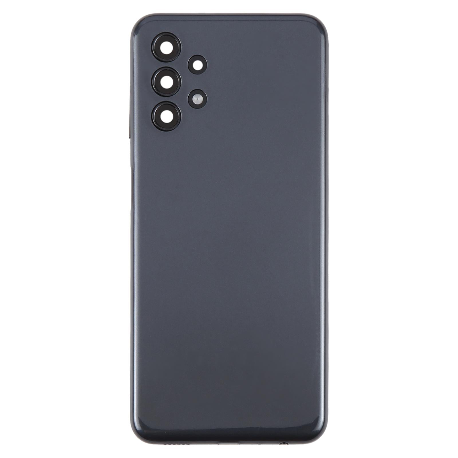 For Samsung Galaxy A13 SM-A135F Battery Back Cover with Camera Lens Frame(Black)