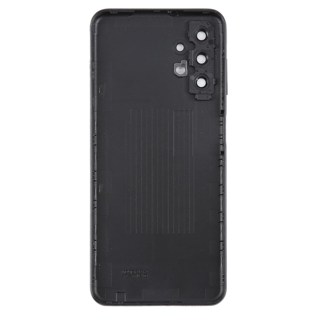 For Samsung Galaxy A13 SM-A135F Battery Back Cover with Camera Lens Frame(Black)