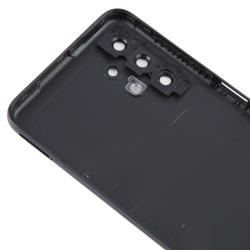 For Samsung Galaxy A13 SM-A135F Battery Back Cover with Camera Lens Frame(Black)