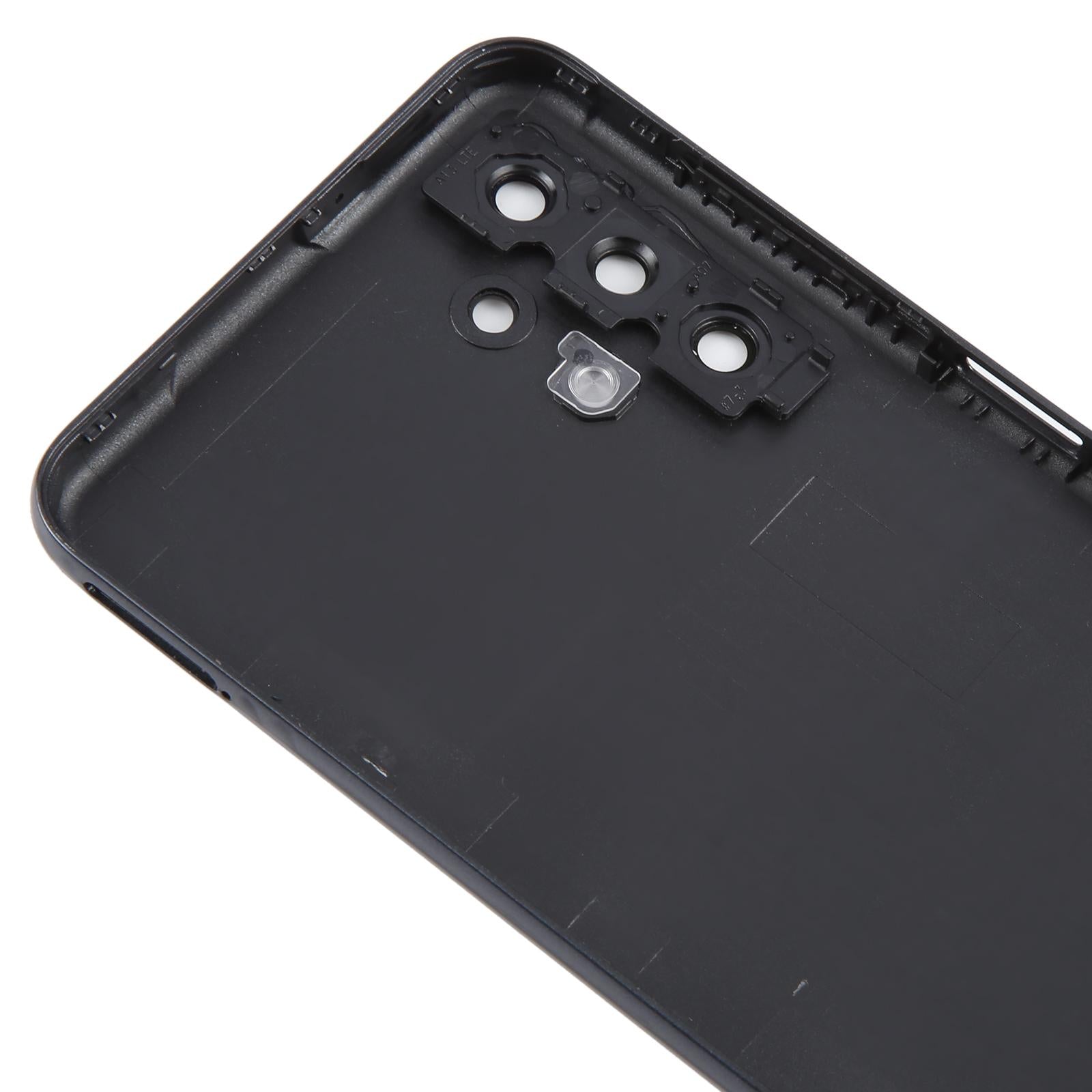 For Samsung Galaxy A13 SM-A135F Battery Back Cover with Camera Lens Frame(Black)