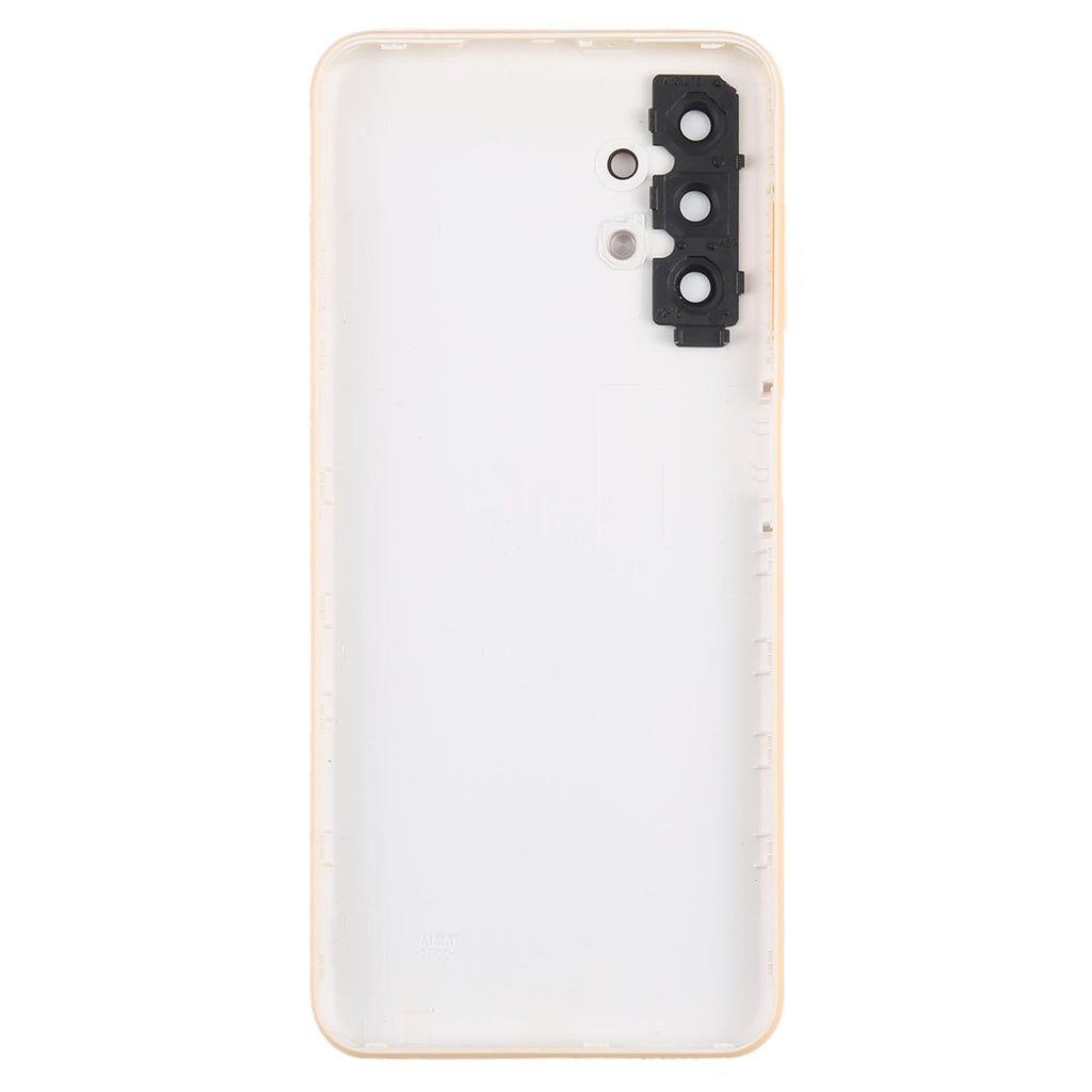 For Samsung Galaxy A13 SM-A135F Battery Back Cover with Camera Lens Frame(Orange)