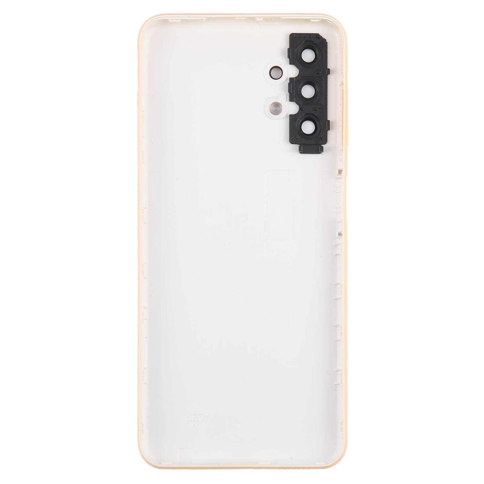 For Samsung Galaxy A13 SM-A135F Battery Back Cover with Camera Lens Frame(Orange)