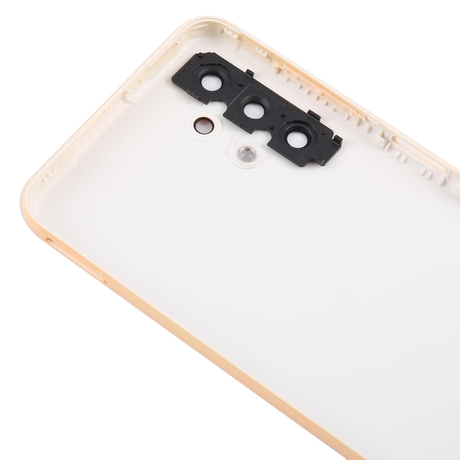 For Samsung Galaxy A13 SM-A135F Battery Back Cover with Camera Lens Frame(Orange)