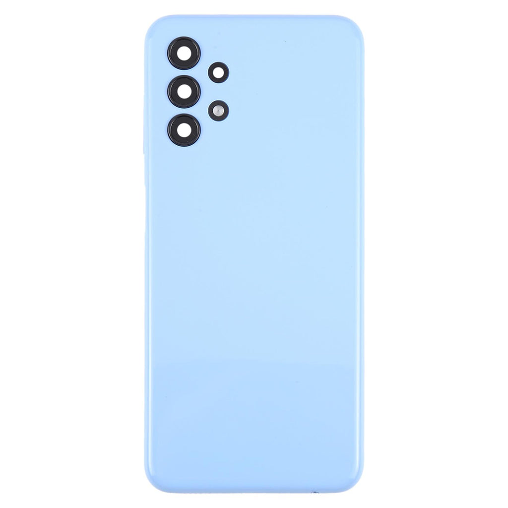 For Samsung Galaxy A13 SM-A135F Battery Back Cover with Camera Lens Frame(Blue)