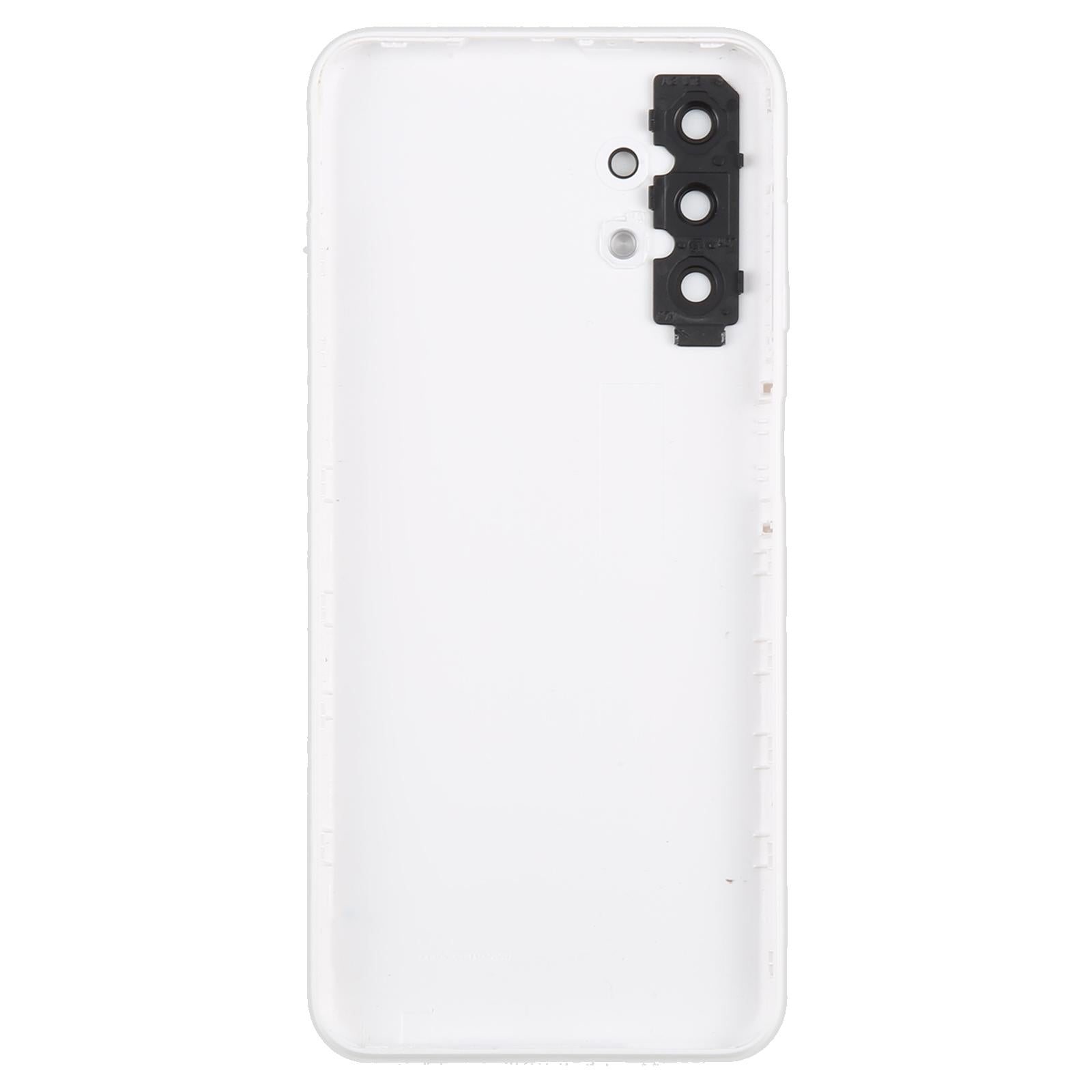 For Samsung Galaxy A13 SM-A135F Battery Back Cover with Camera Lens Frame(White)
