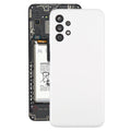 For Samsung Galaxy A13 SM-A135F Battery Back Cover with Camera Lens Frame(White)