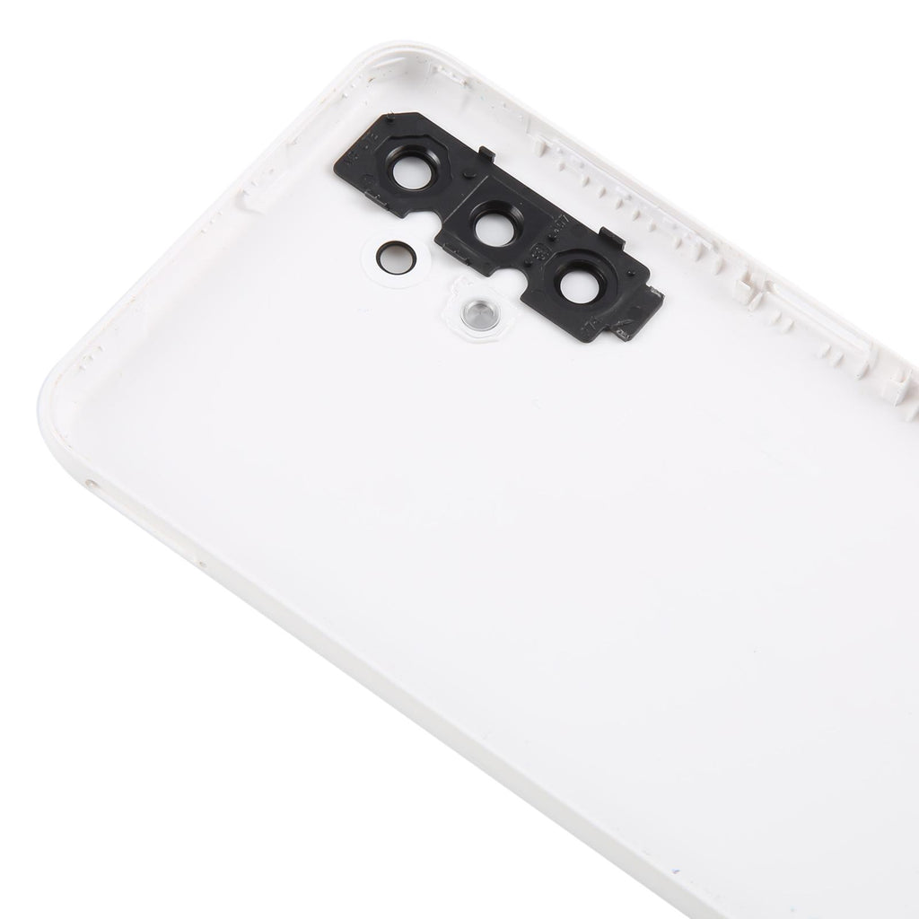 For Samsung Galaxy A13 SM-A135F Battery Back Cover with Camera Lens Frame(White)
