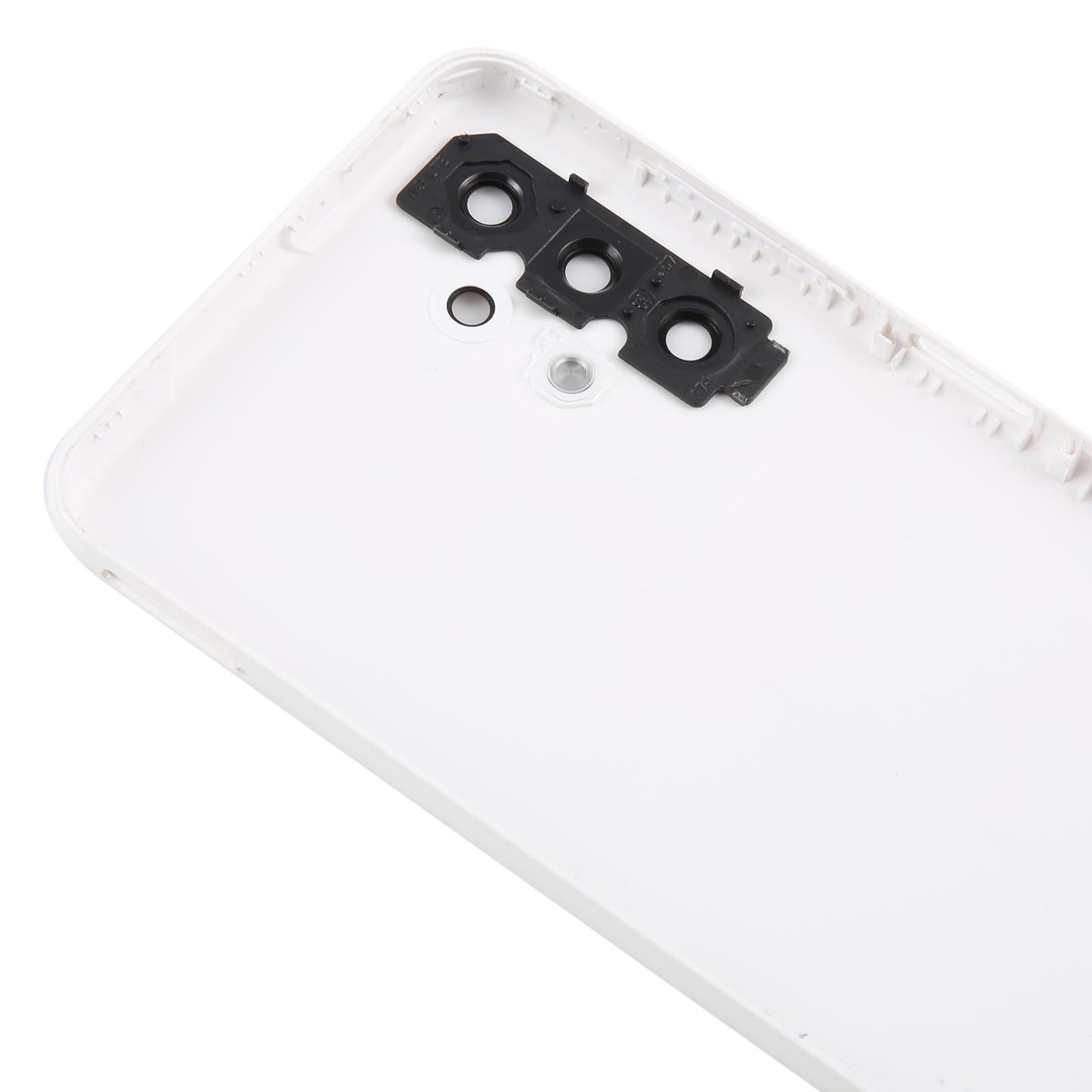 For Samsung Galaxy A13 SM-A135F Battery Back Cover with Camera Lens Frame(White)