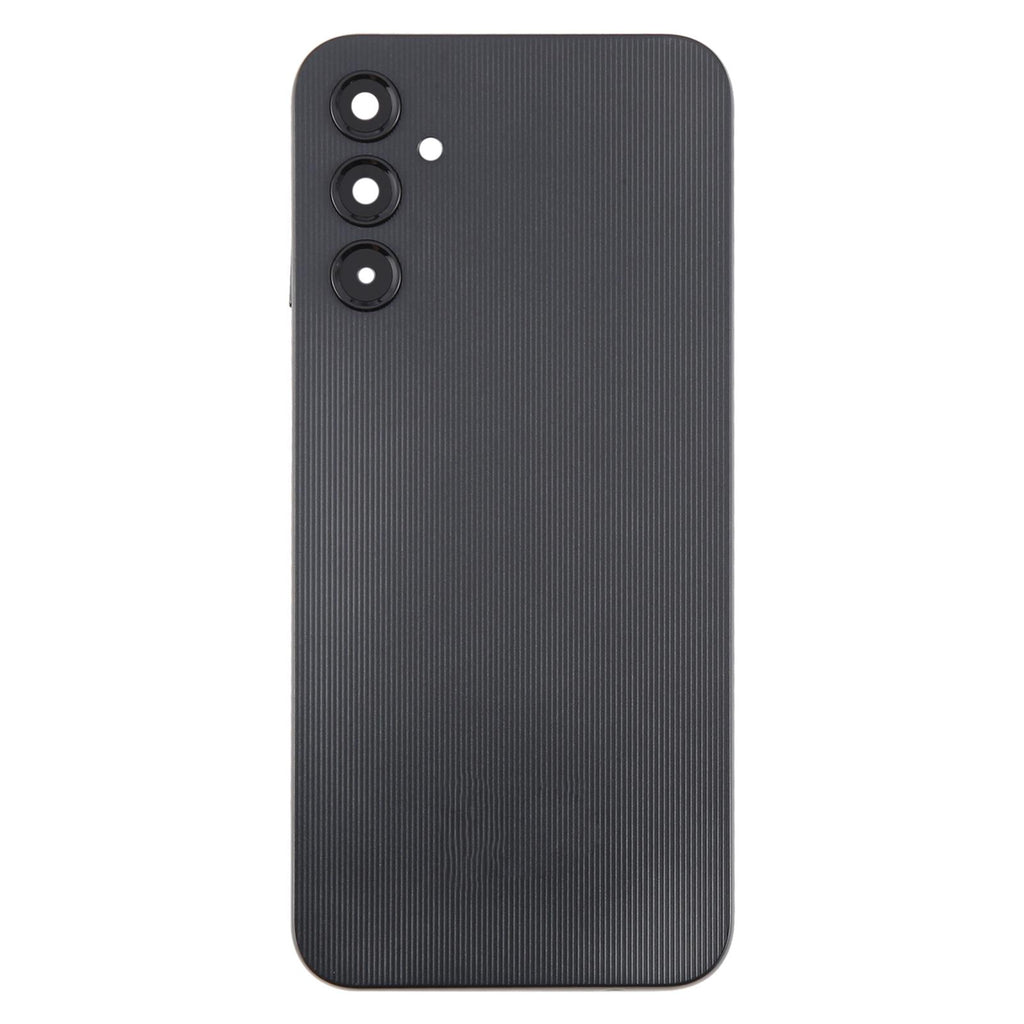 For Samsung Galaxy A14 SM-A145F Battery Back Cover with Camera Lens Frame(Black)
