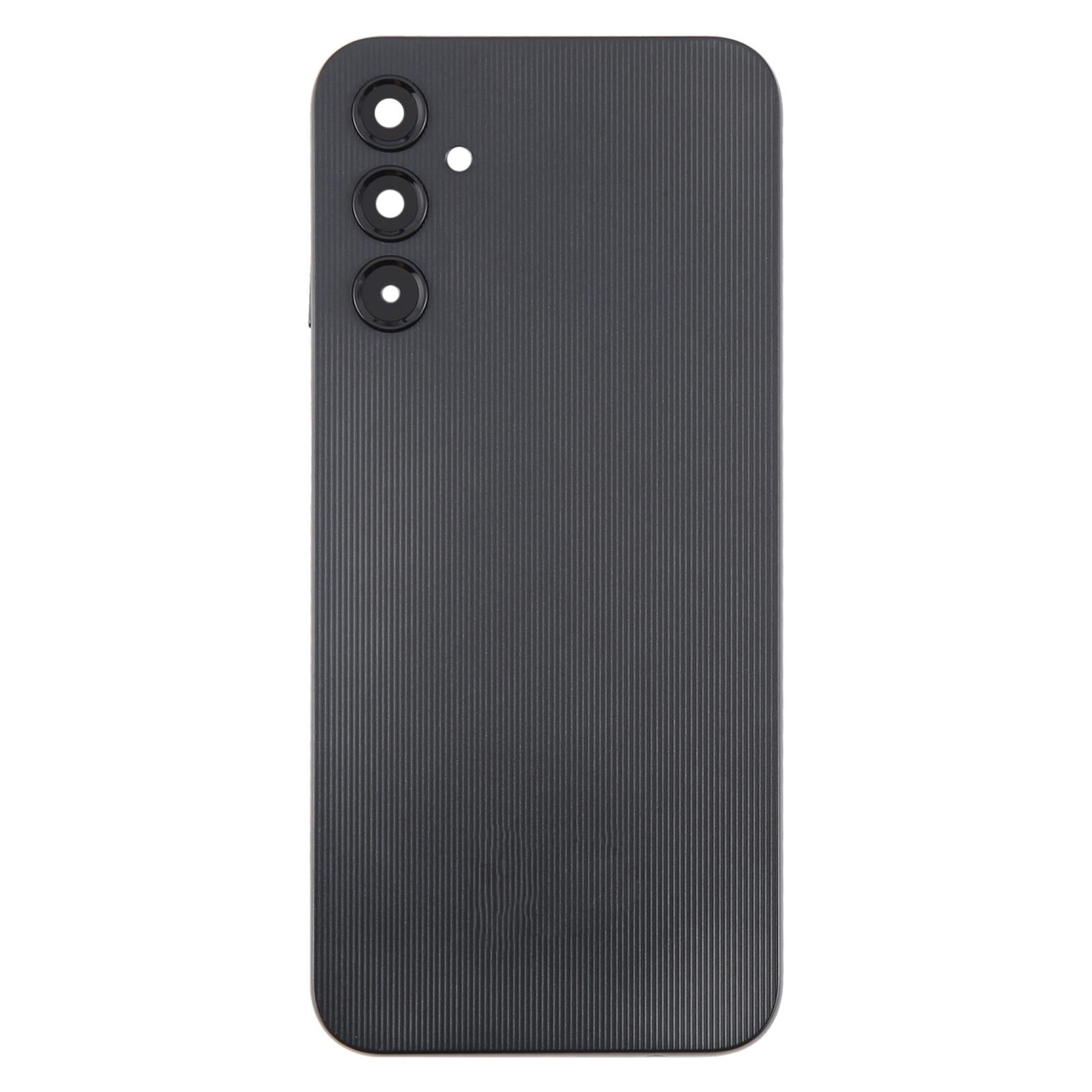 For Samsung Galaxy A14 SM-A145F Battery Back Cover with Camera Lens Frame(Black)