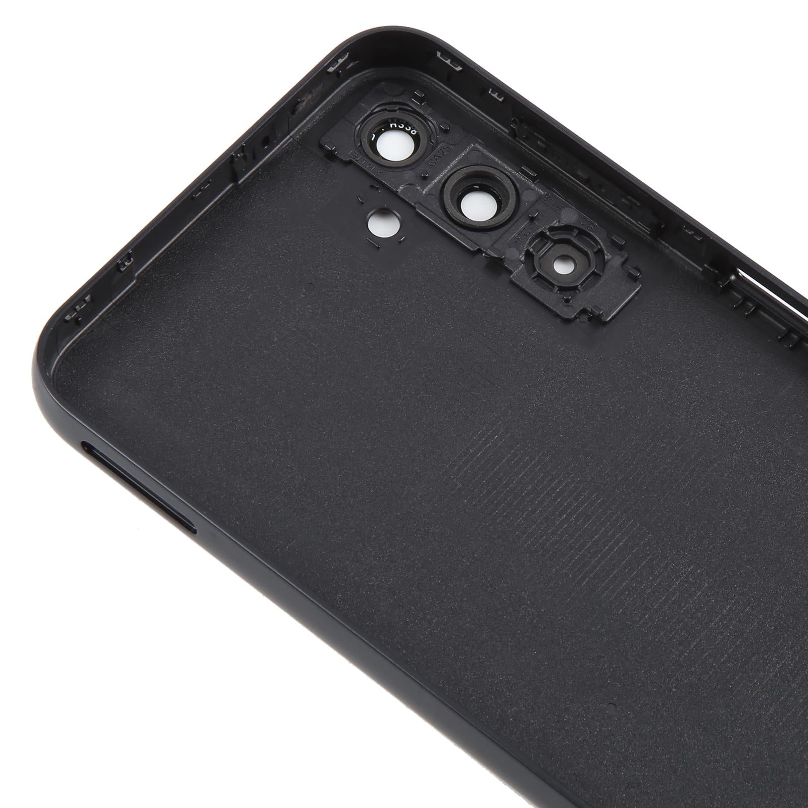 For Samsung Galaxy A14 SM-A145F Battery Back Cover with Camera Lens Frame(Black)