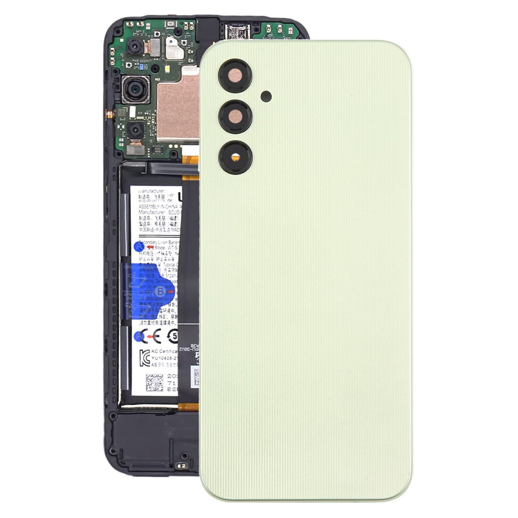 For Samsung Galaxy A14 SM-A145F Battery Back Cover with Camera Lens Frame(Green)