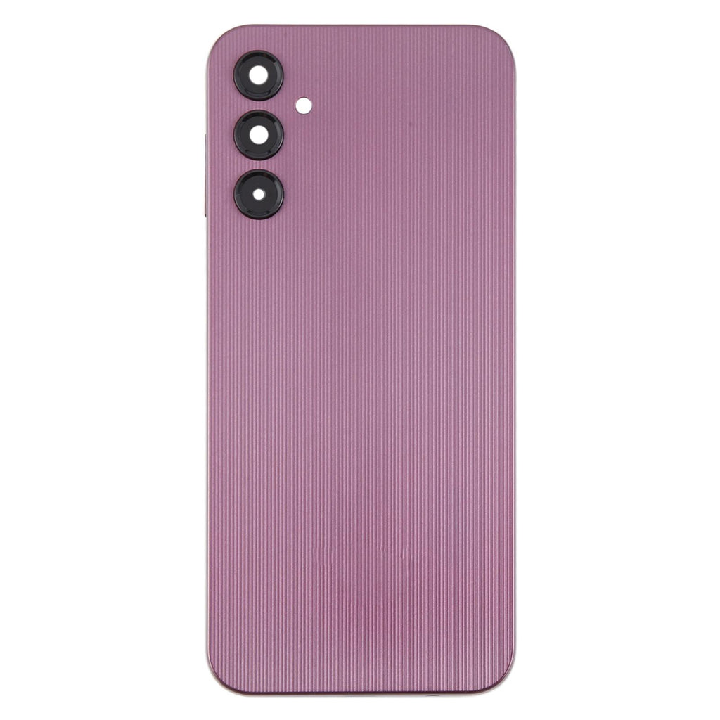 For Samsung Galaxy A14 SM-A145F Battery Back Cover with Camera Lens Frame(Purple)