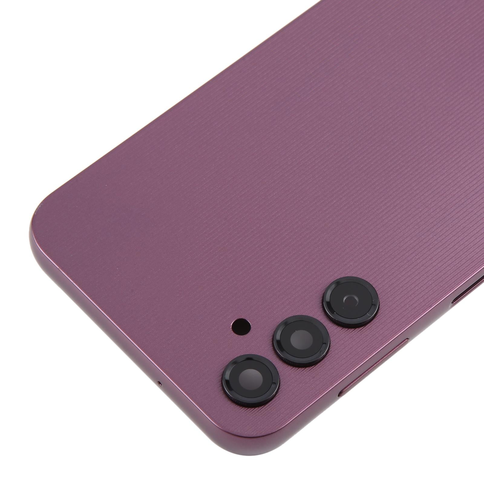 For Samsung Galaxy A14 SM-A145F Battery Back Cover with Camera Lens Frame(Purple)
