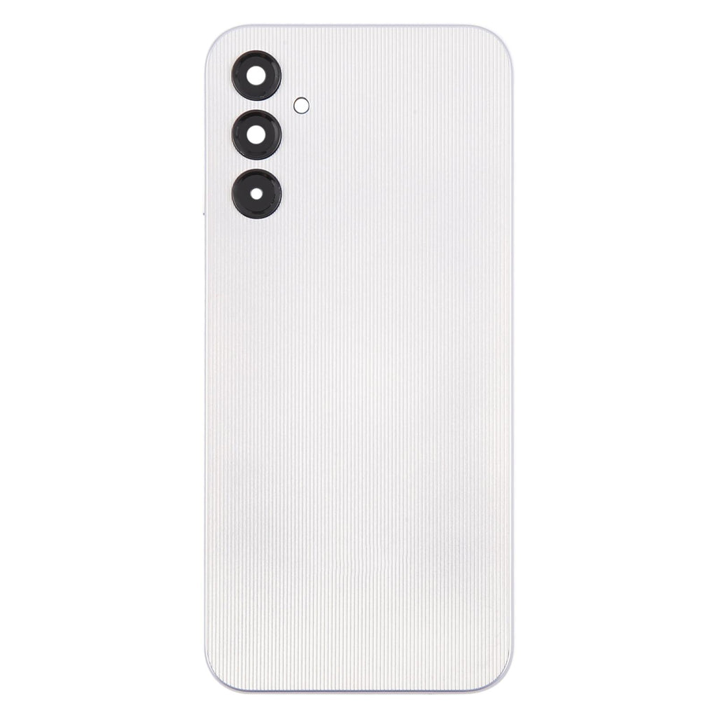 For Samsung Galaxy A14 SM-A145F Battery Back Cover with Camera Lens Frame(Silver)