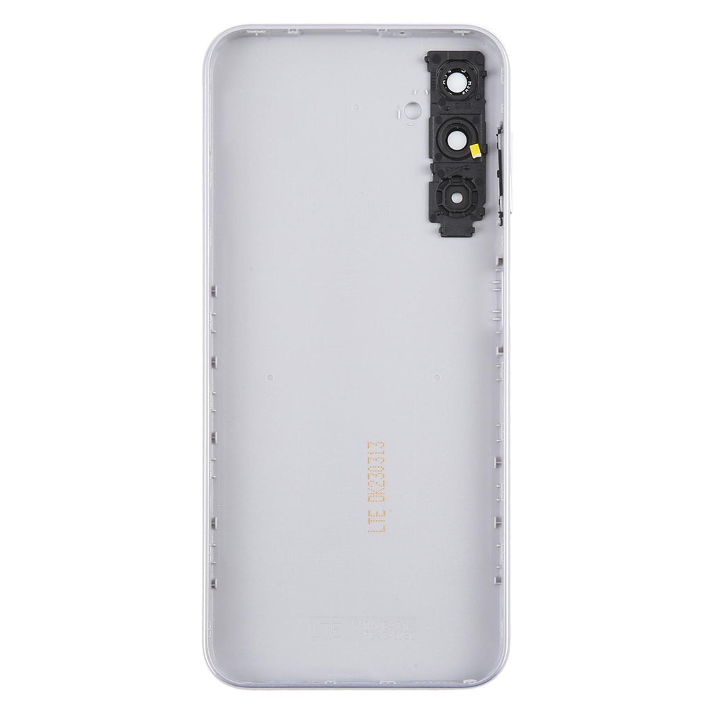 For Samsung Galaxy A14 SM-A145F Battery Back Cover with Camera Lens Frame(Silver)