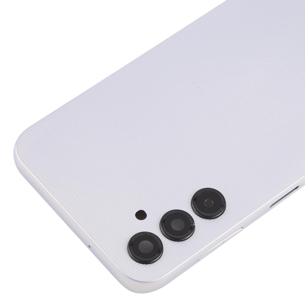 For Samsung Galaxy A14 SM-A145F Battery Back Cover with Camera Lens Frame(Silver)