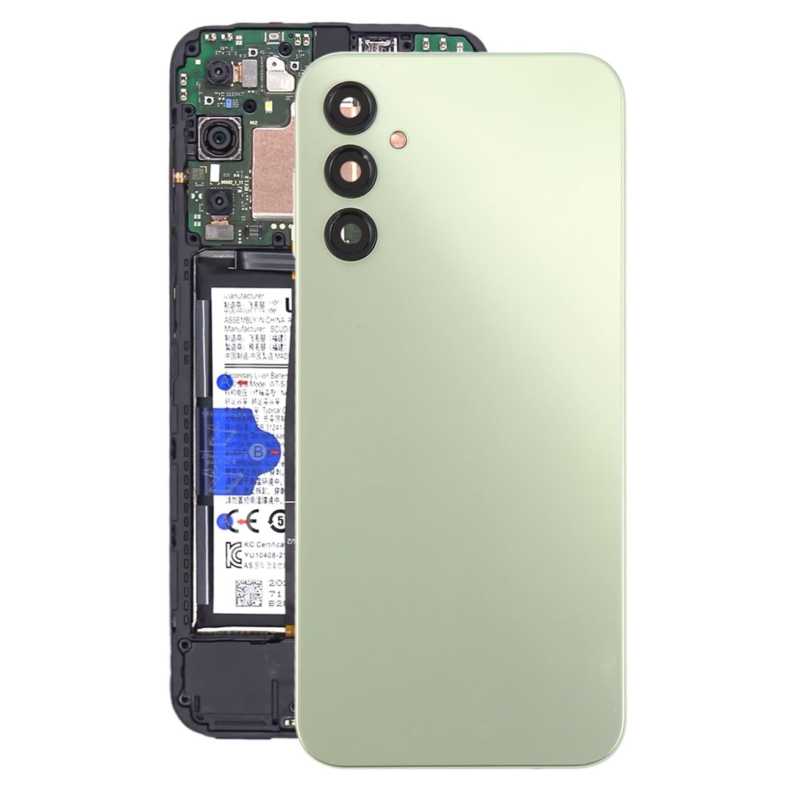 For Samsung Galaxy A14 5G SM-A146B Battery Back Cover with Camera Lens Frame(Green)