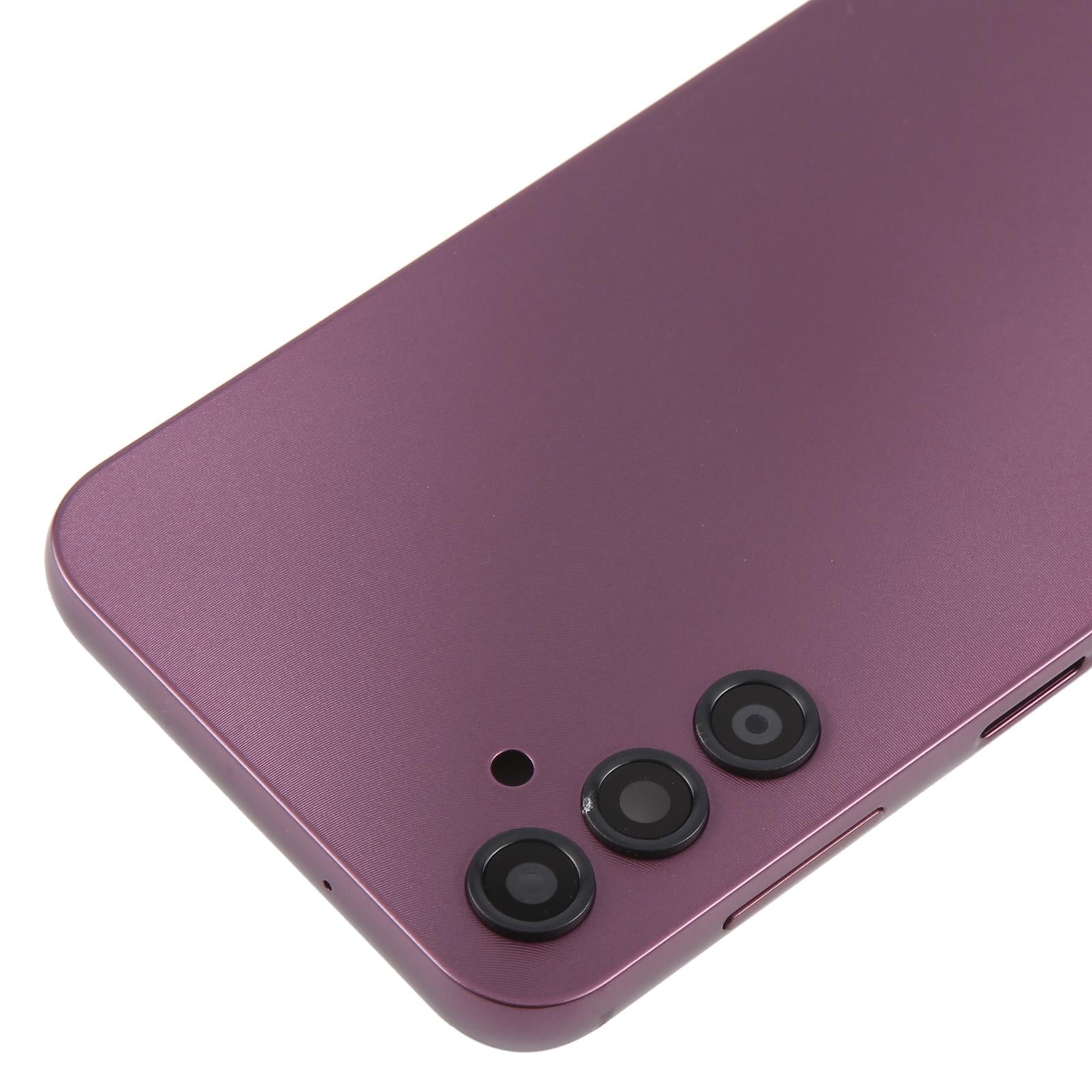 For Samsung Galaxy A14 5G SM-A146B Battery Back Cover with Camera Lens Frame(Purple)
