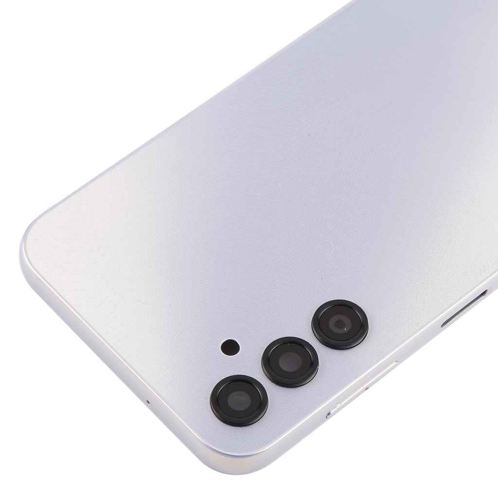 For Samsung Galaxy A14 5G SM-A146B Battery Back Cover with Camera Lens Frame(Silver)