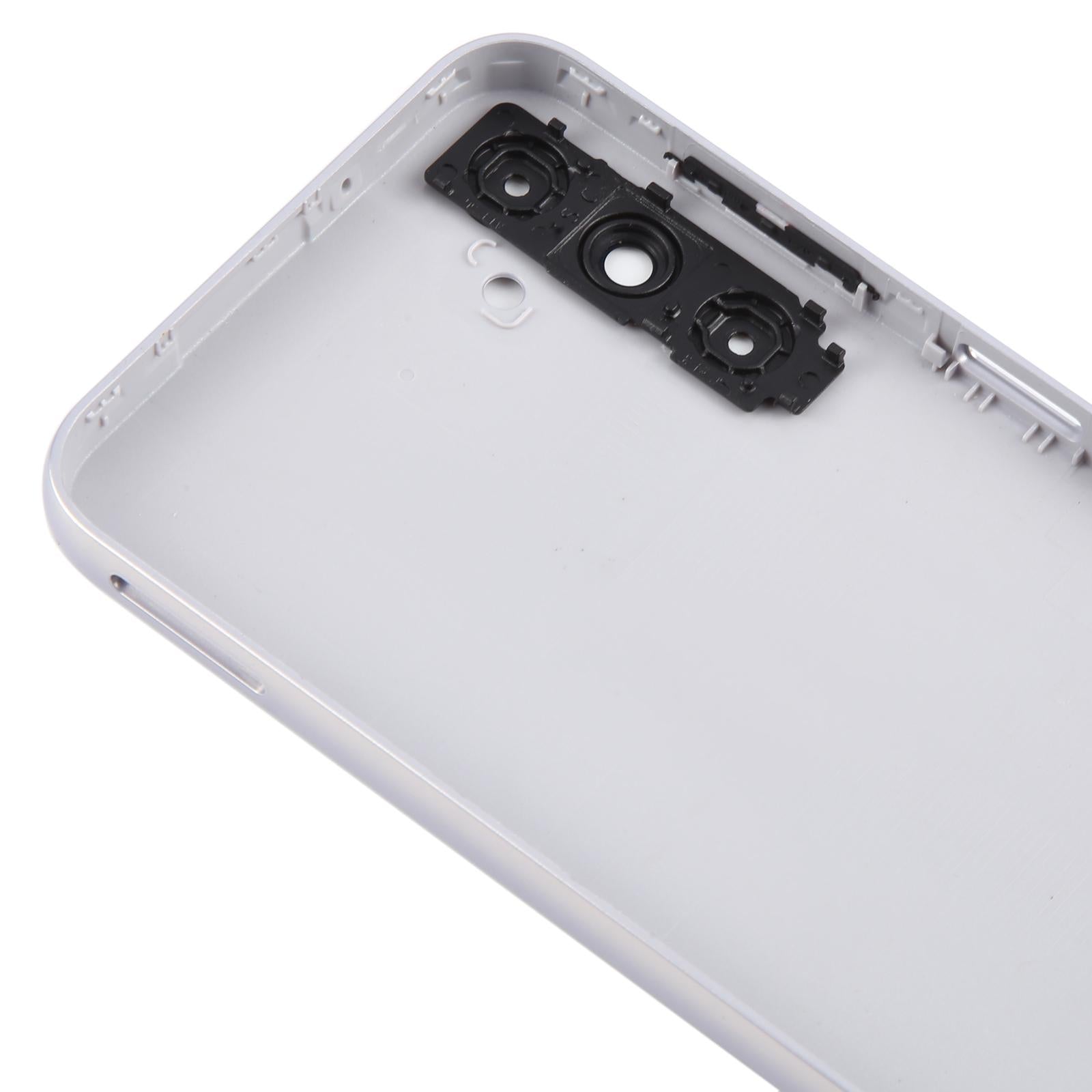 For Samsung Galaxy A14 5G SM-A146B Battery Back Cover with Camera Lens Frame(Silver)