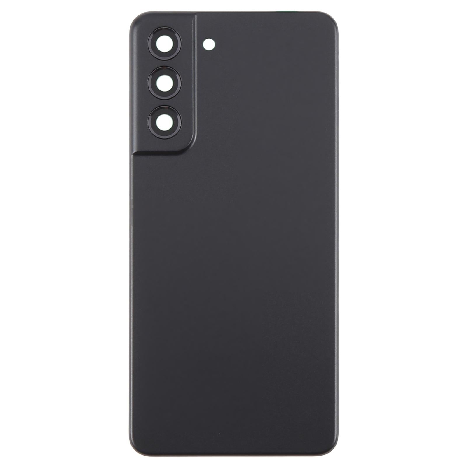 For Samsung Galaxy S21 FE SM-G990B Battery Back Cover with Camera Lens Frame(Black)