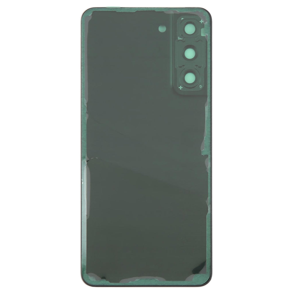 For Samsung Galaxy S21 FE SM-G990B Battery Back Cover with Camera Lens Frame(Black)