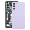 For Samsung Galaxy S21 FE SM-G990B Battery Back Cover with Camera Lens Frame(Purple)