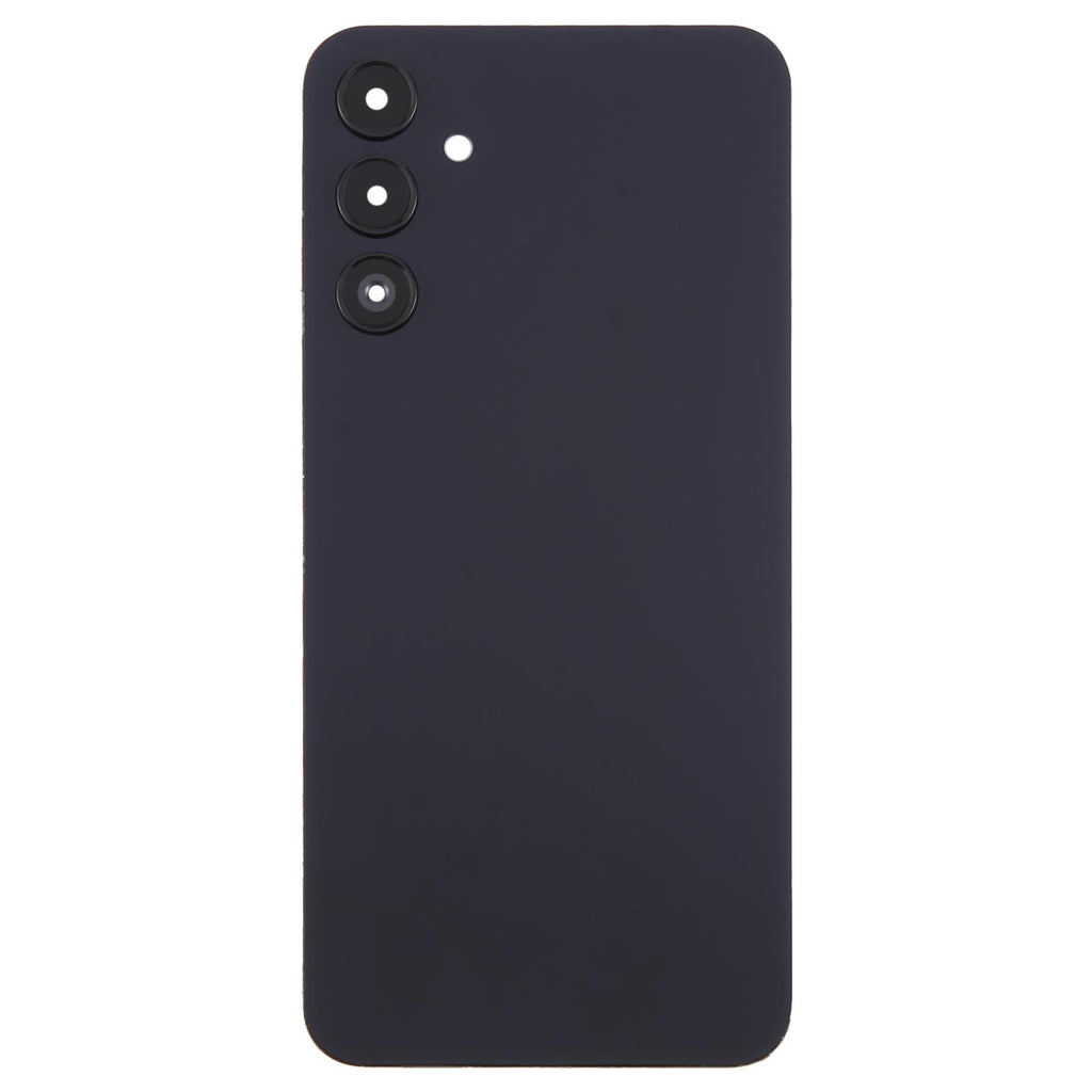 For Samsung Galaxy A15 SM-A155F Battery Back Cover with Camera Lens Frame(Black)