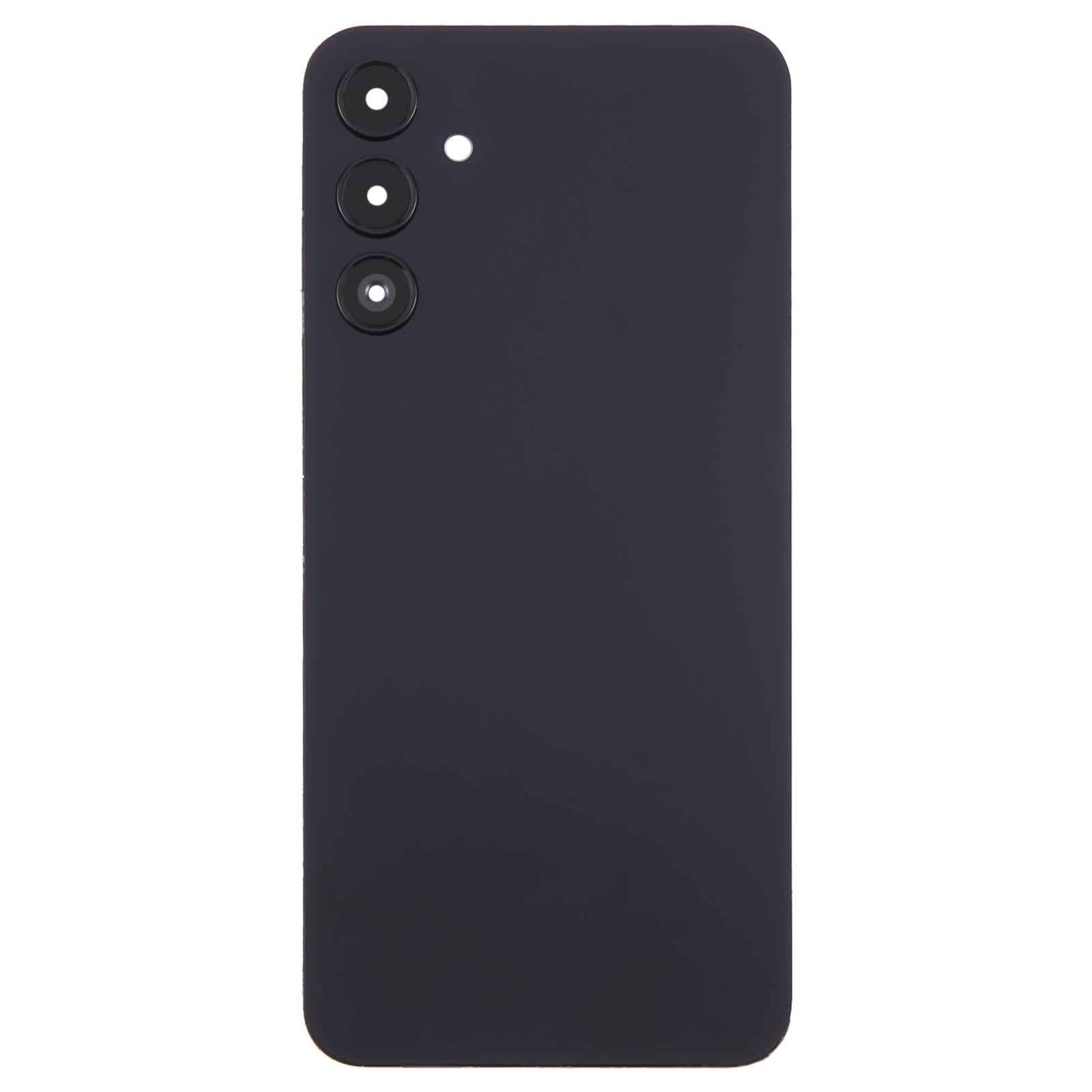 For Samsung Galaxy A15 SM-A155F Battery Back Cover with Camera Lens Frame(Black)