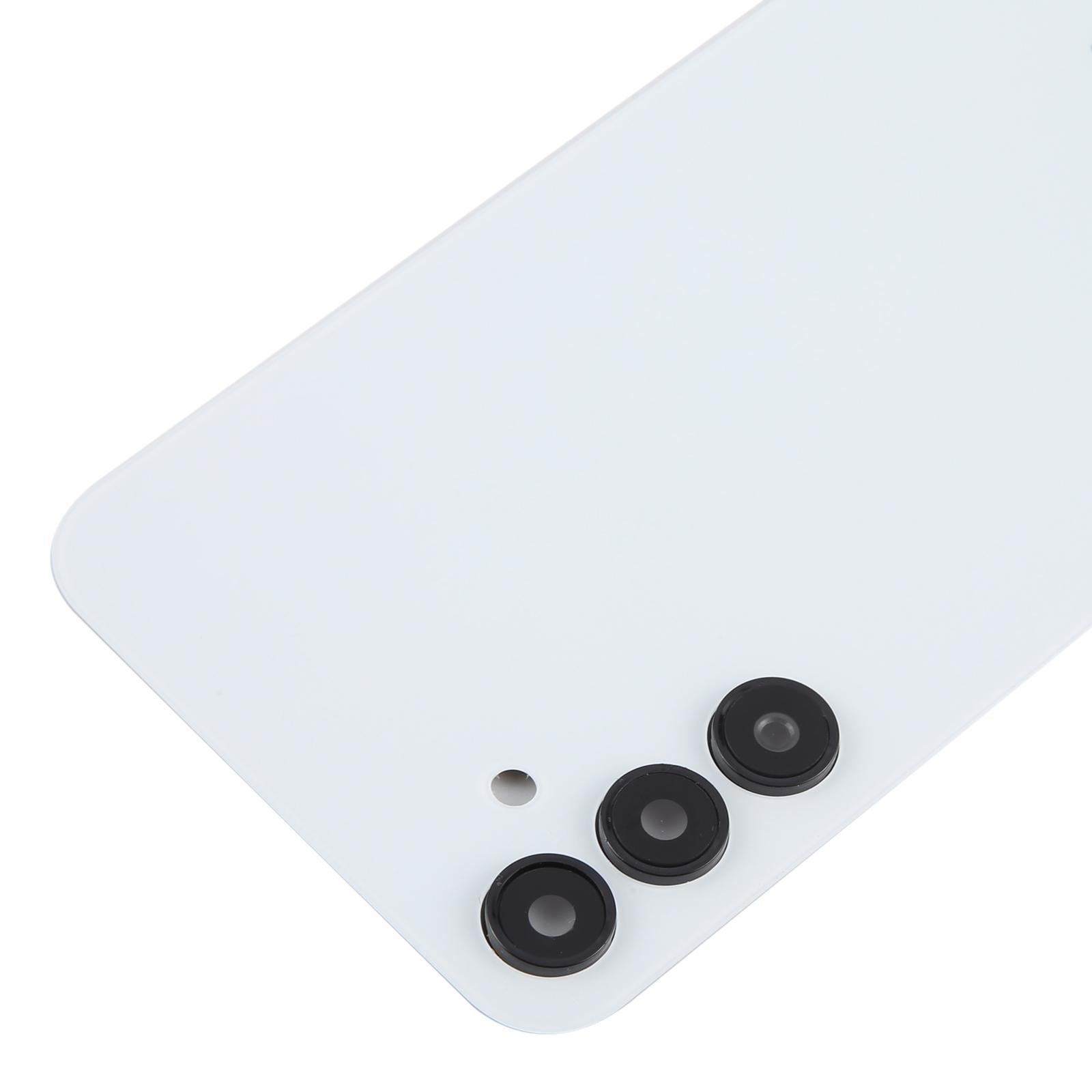 For Samsung Galaxy A15 SM-A155F Battery Back Cover with Camera Lens Frame(White)