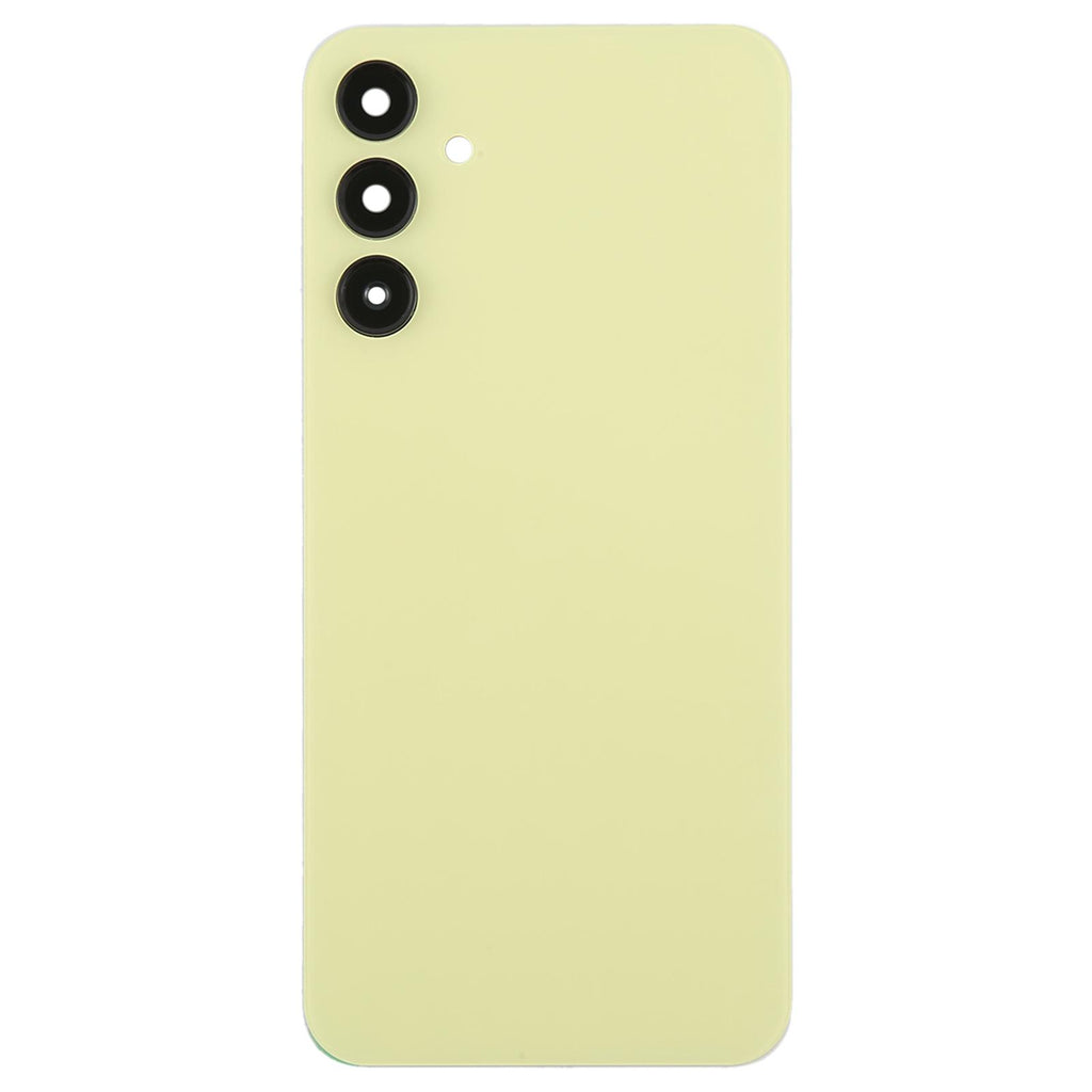 For Samsung Galaxy A15 SM-A155F Battery Back Cover with Camera Lens Frame(Yellow)