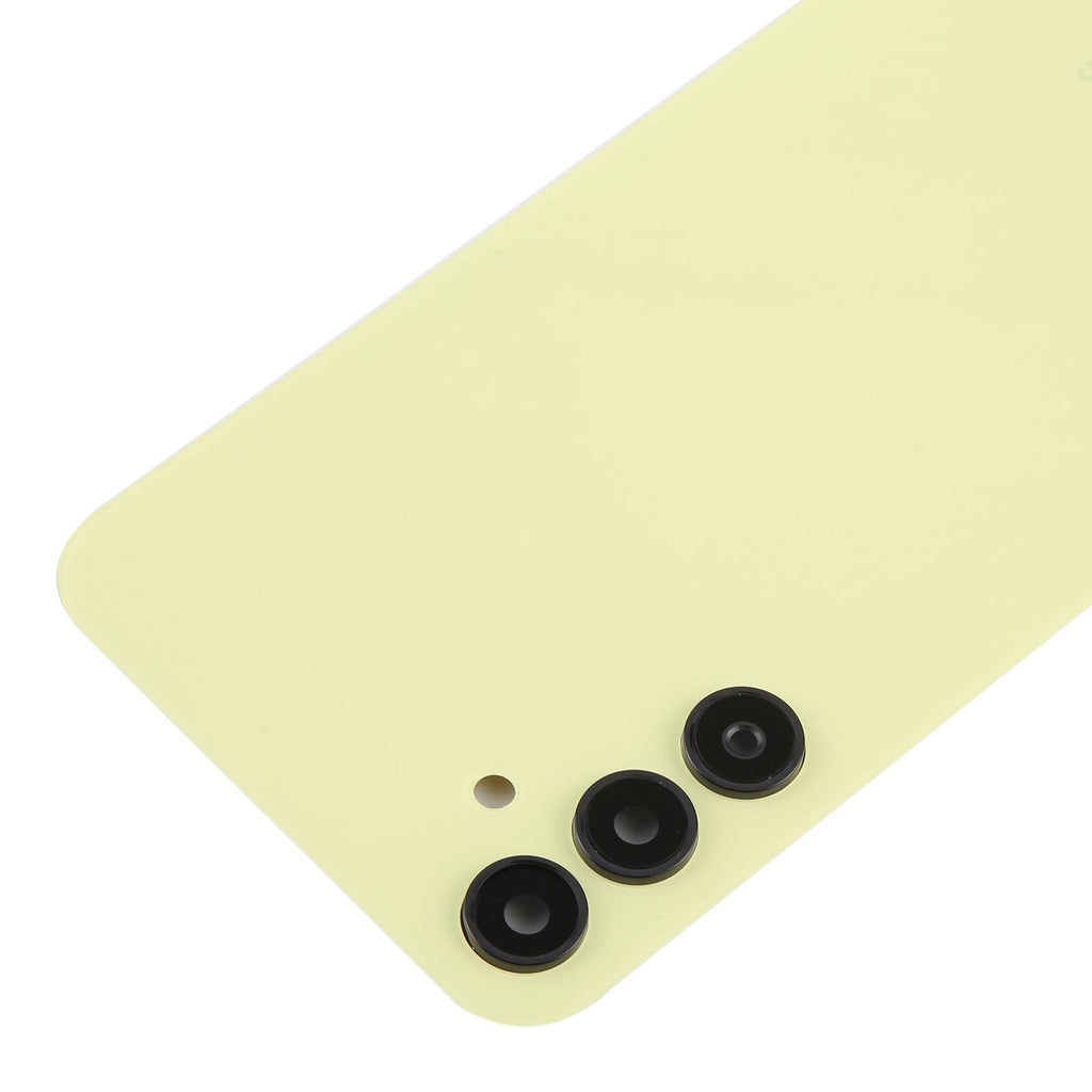 For Samsung Galaxy A15 SM-A155F Battery Back Cover with Camera Lens Frame(Yellow)