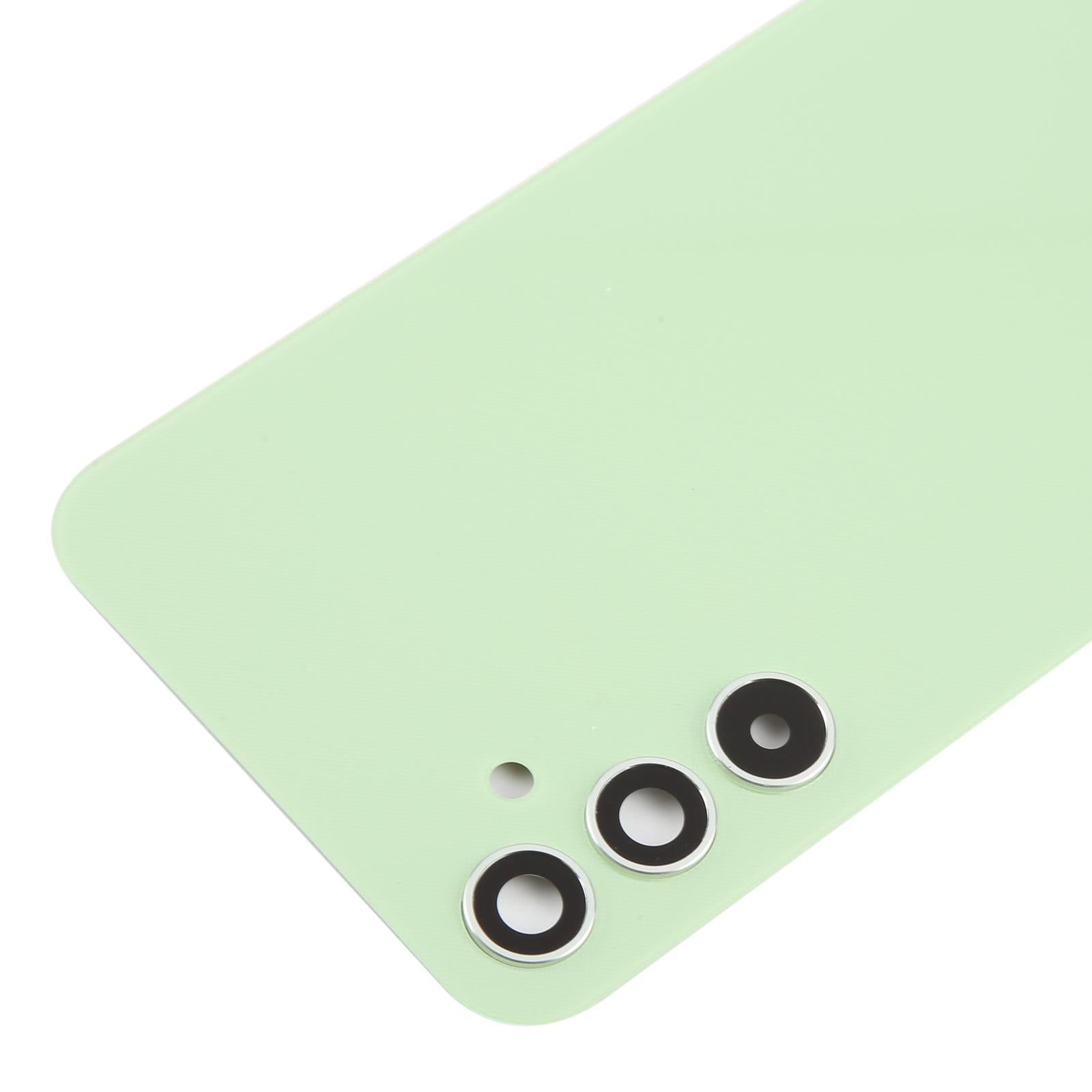 For Samsung Galaxy A34 SM-A346B Battery Back Cover with Camera Lens Frame(Green)
