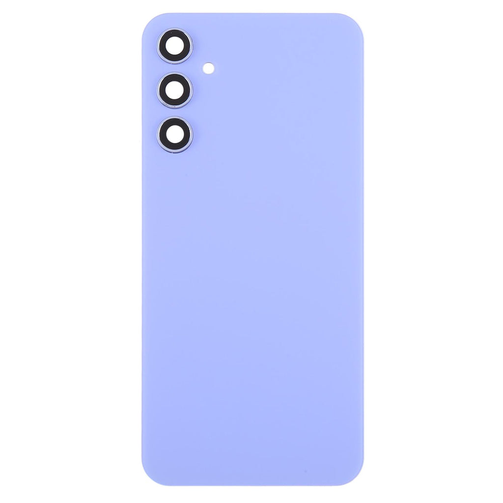 For Samsung Galaxy A34 SM-A346B Battery Back Cover with Camera Lens Frame(Purple)