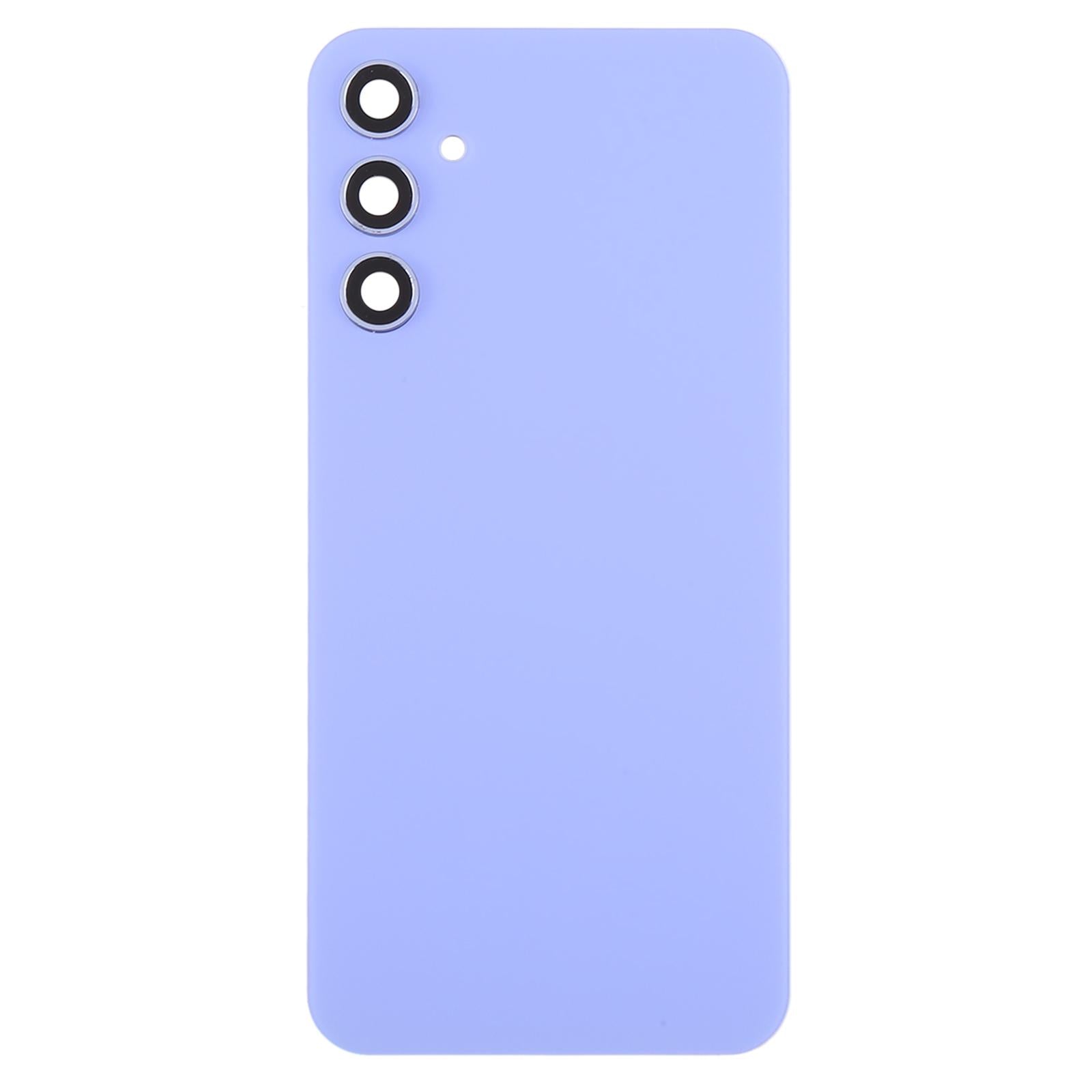 For Samsung Galaxy A34 SM-A346B Battery Back Cover with Camera Lens Frame(Purple)