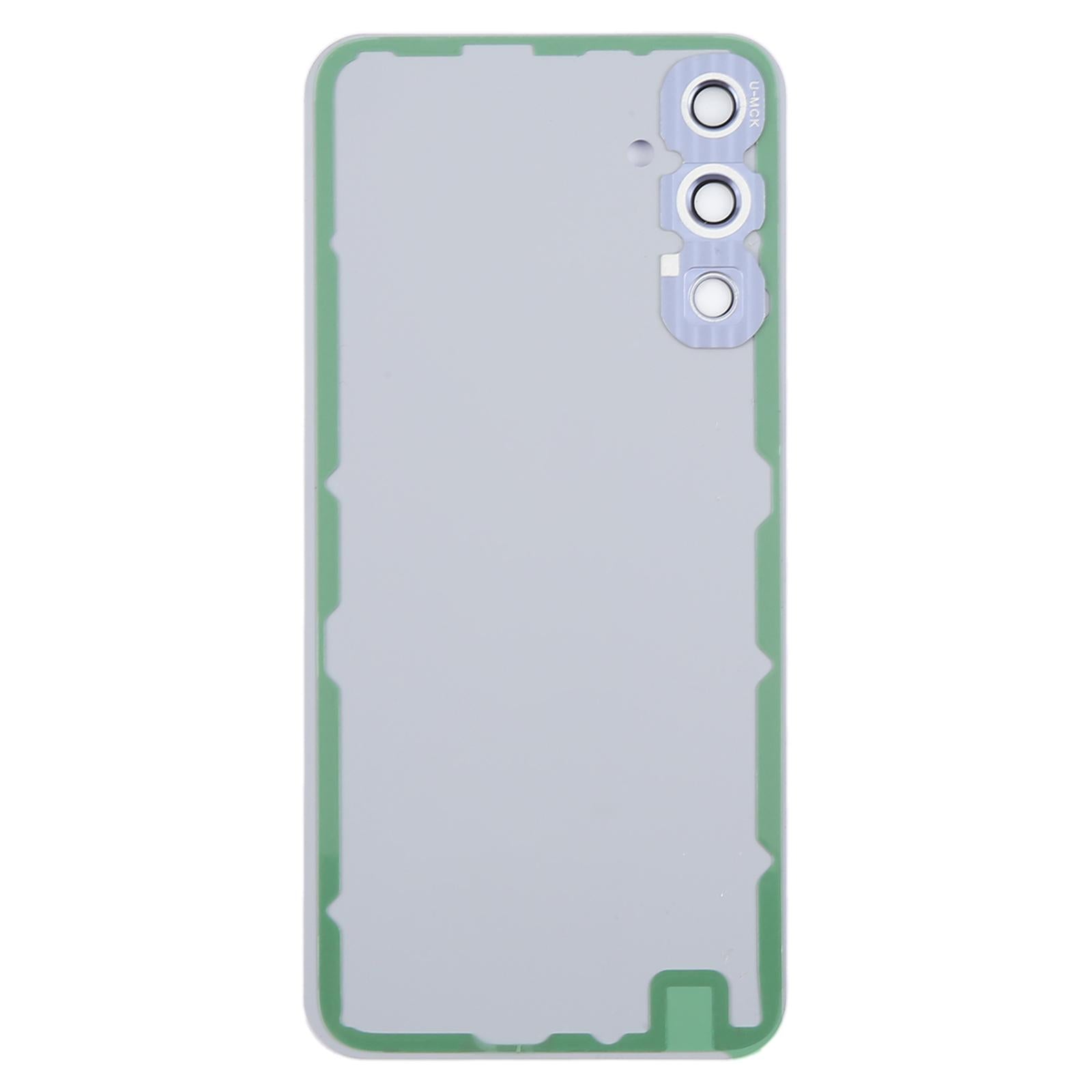 For Samsung Galaxy A34 SM-A346B Battery Back Cover with Camera Lens Frame(Purple)