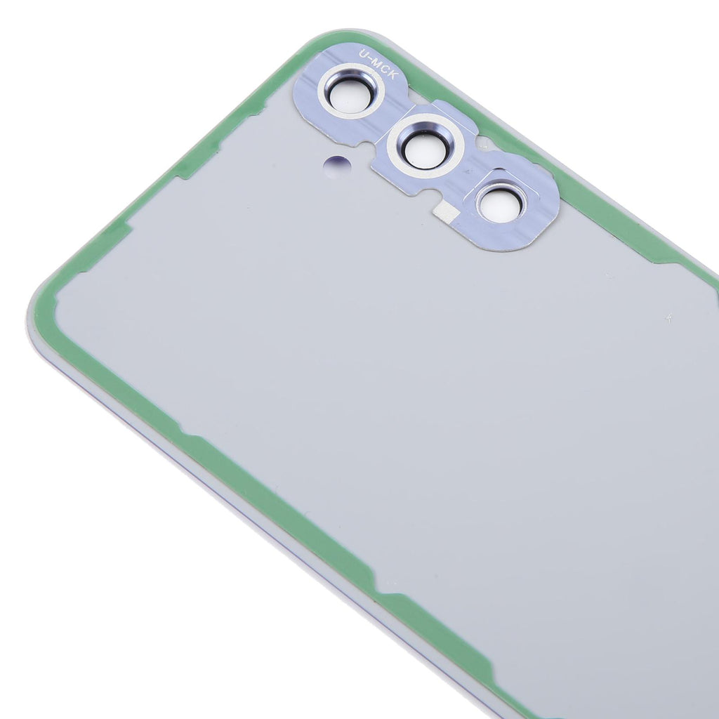 For Samsung Galaxy A34 SM-A346B Battery Back Cover with Camera Lens Frame(Purple)