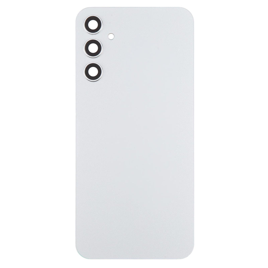 For Samsung Galaxy A34 SM-A346B Battery Back Cover with Camera Lens Frame(Silver)